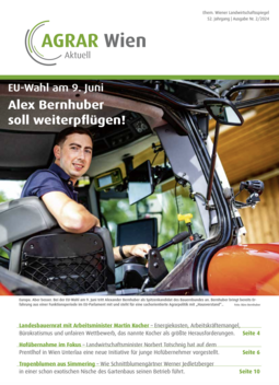 Titelbild der aktuellen Ausgabe von Agrar Wien