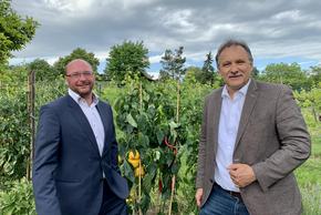 Obmann-Stellvertreter Vzpräs. Martin Flicker und der Obmann des Wiener Bauernbundes, Präsident ÖkR Ing. Franz Windisch Fotocredits: Wiener Bauernbund